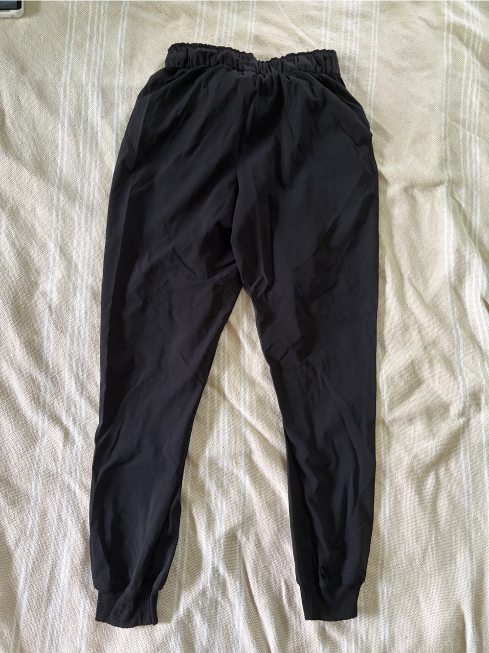 lululemon athletica Black Elastic Cuff Jogger Pants